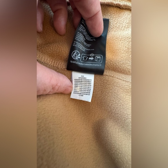 🏔️The North Face CANYONLANDS Hoodie Fleece Jacket Men’s NF0A5G9U Tan - Picture 6 of 12